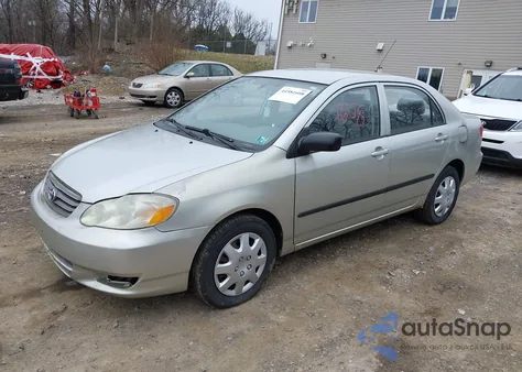 2003 Toyota Corolla Ce z USA, uszkodzony, nr VIN JTDBR32E430026999